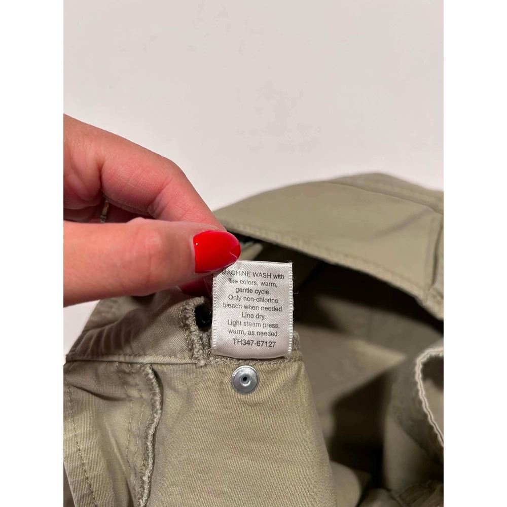 Pendleton Womens Khaki Cotton Stretch Straight Leg Utility Pants Size 16 Khaki - Picture 7 of 11
